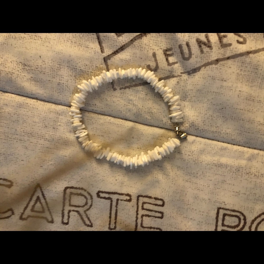 A shell bracelet